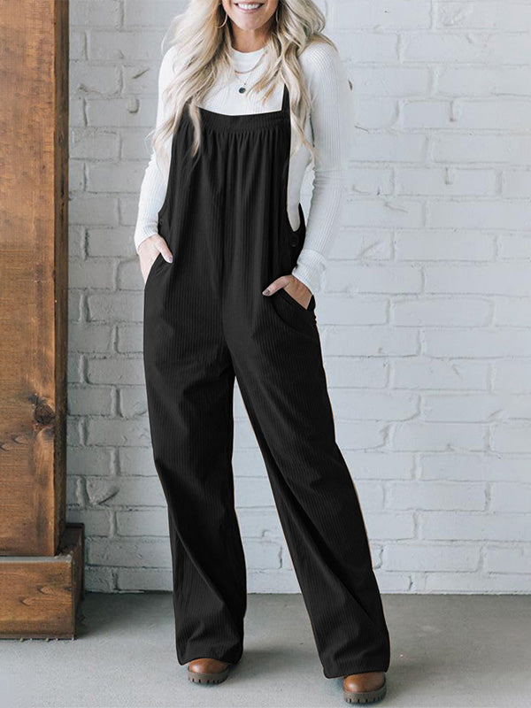 LIORA LOOSE CORD OVERALLS