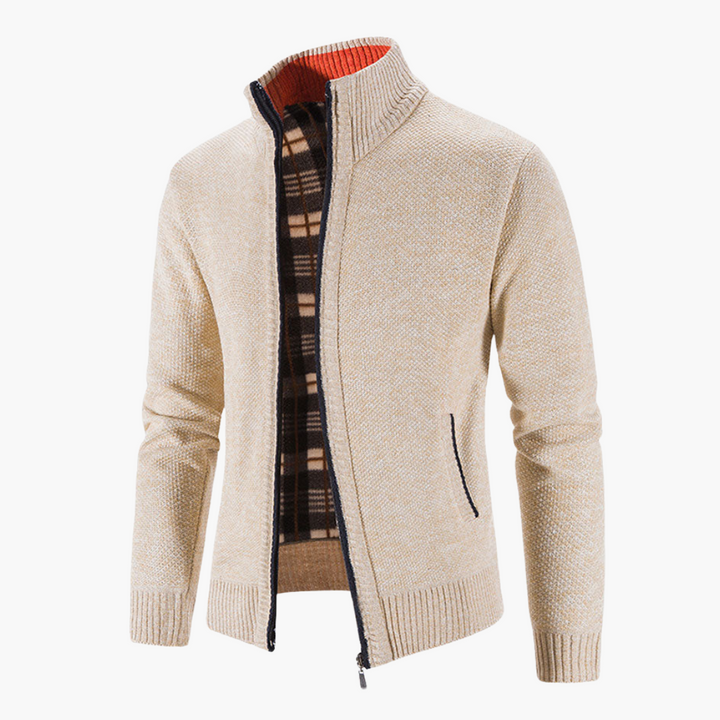 JESSE - MAN'S ZIP UP SWEATER