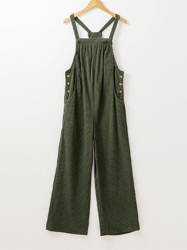 LIORA LOOSE CORD OVERALLS