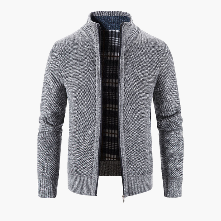 JESSE - MAN'S ZIP UP SWEATER