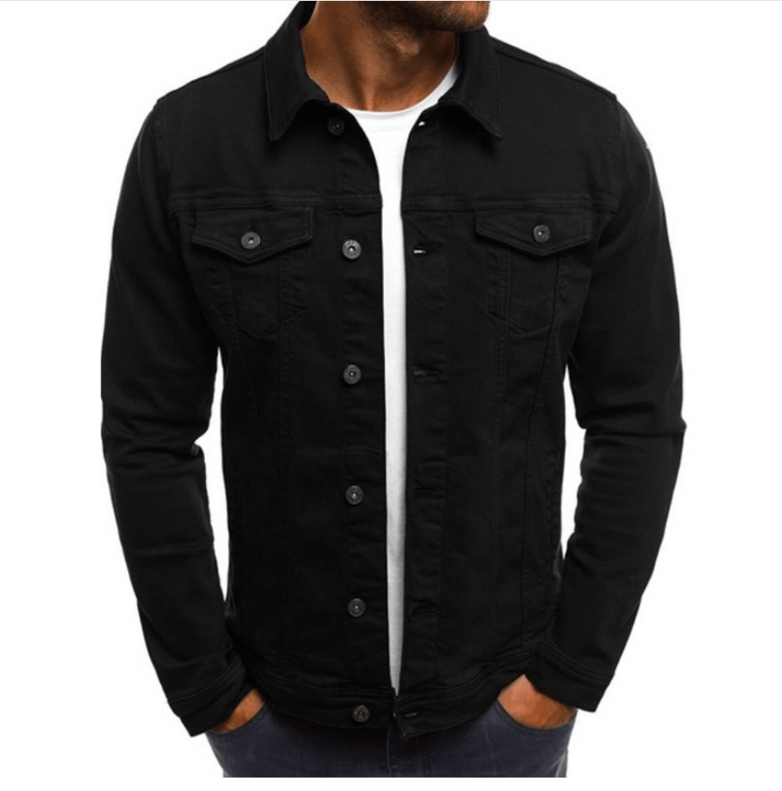 Haris - Coloured denim jacket for men