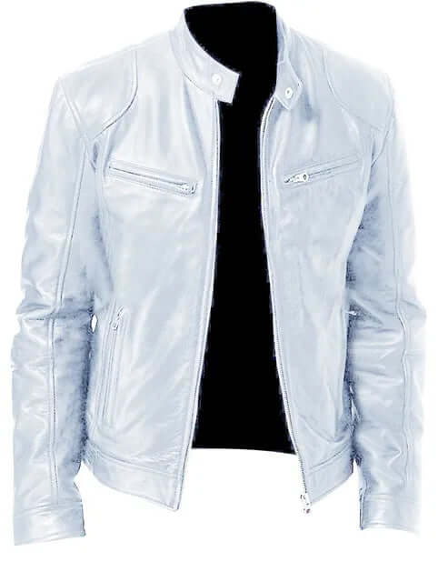Fashion Men's Vegan Leather Jacket