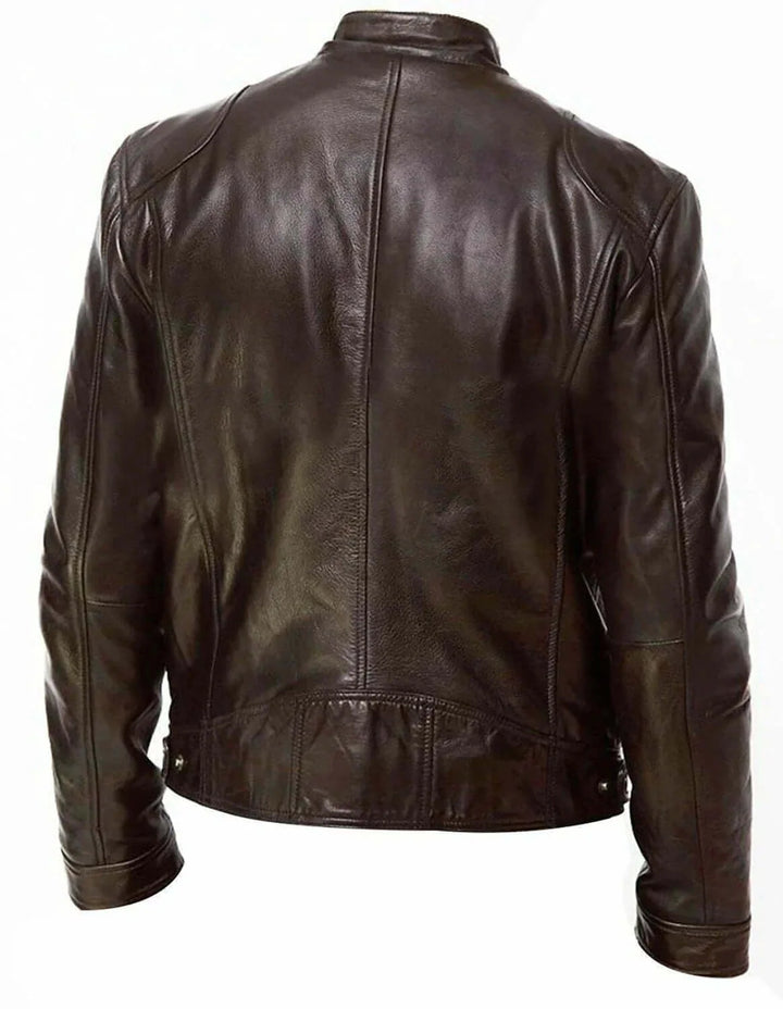 Fashion Men's Vegan Leather Jacket