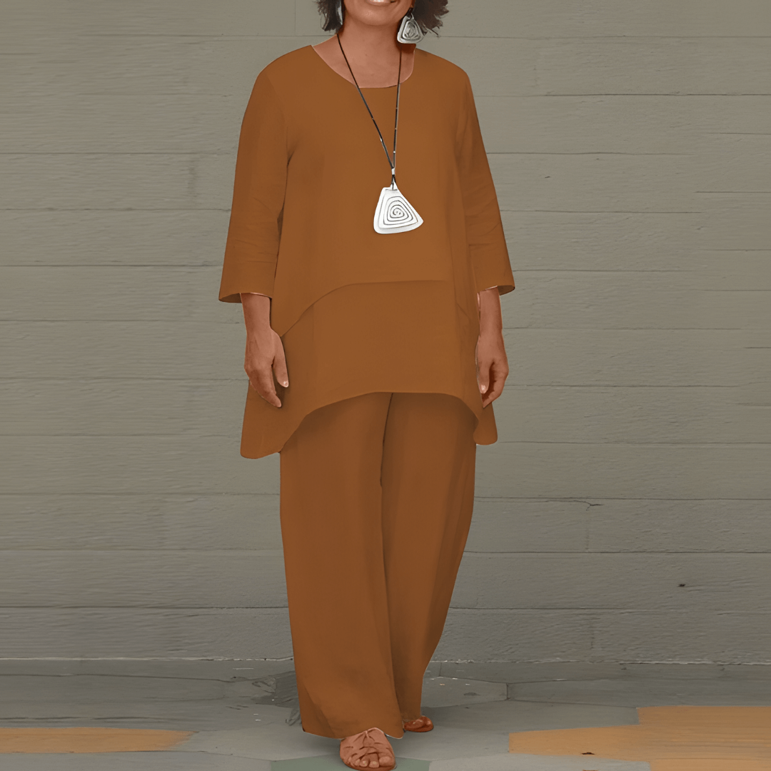 Luxurious two-piece ladies' set