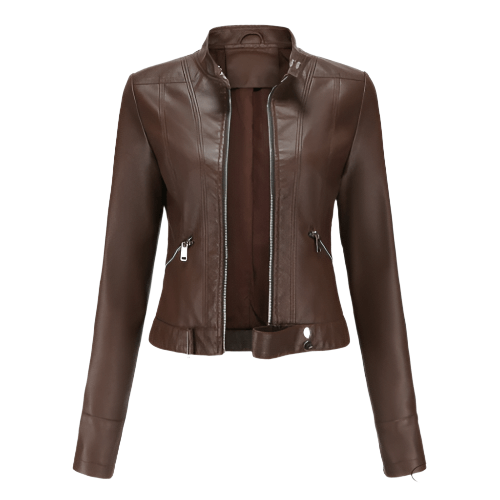 Elegant leather jacket