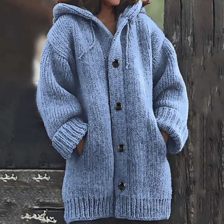 Long jacket with hood