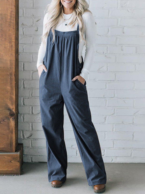 LIORA LOOSE CORD OVERALLS