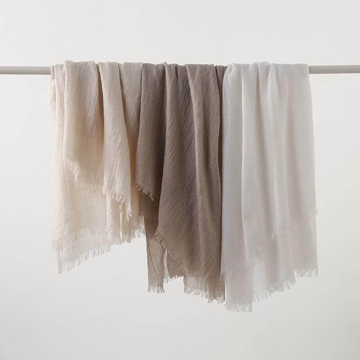 Soft Linen Texture Scarf