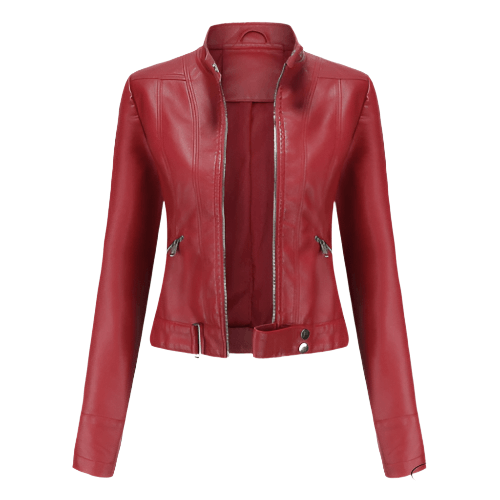 Elegant leather jacket