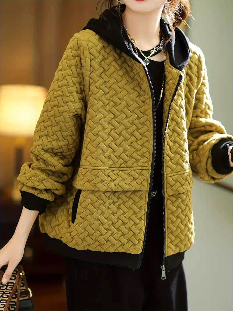 MIRELLE QUILTED HOODIE