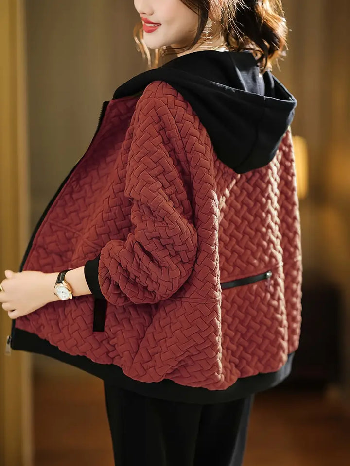 MIRELLE QUILTED HOODIE