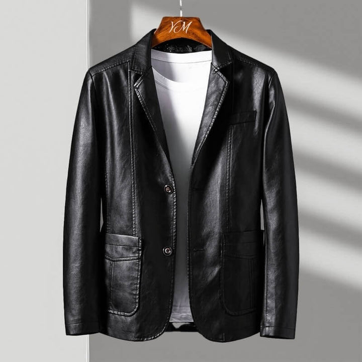 ALESSANDRO LEATHER BLAZER