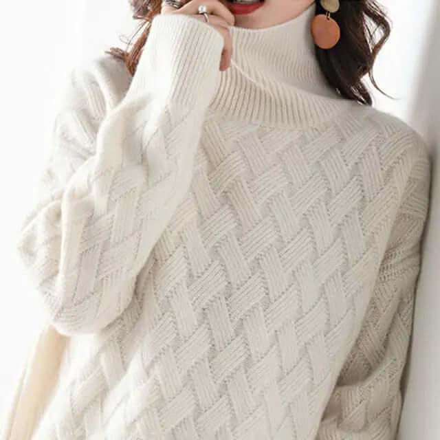 Elegant, chic cashmere-like sweater