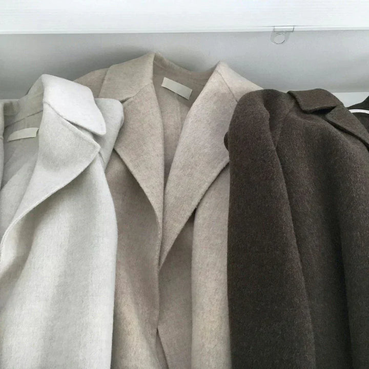 Classic warm long winter coat for women - Comfortable and versatile