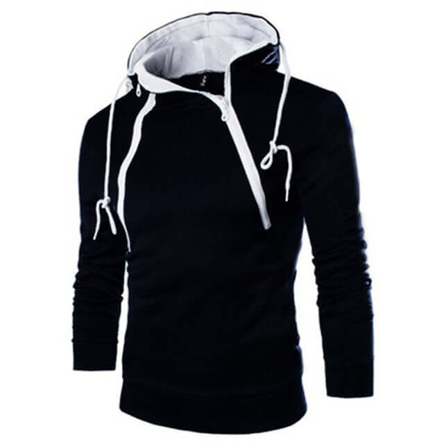 High neck hoodies for men