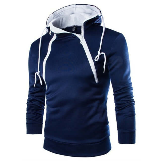 High neck hoodies for men