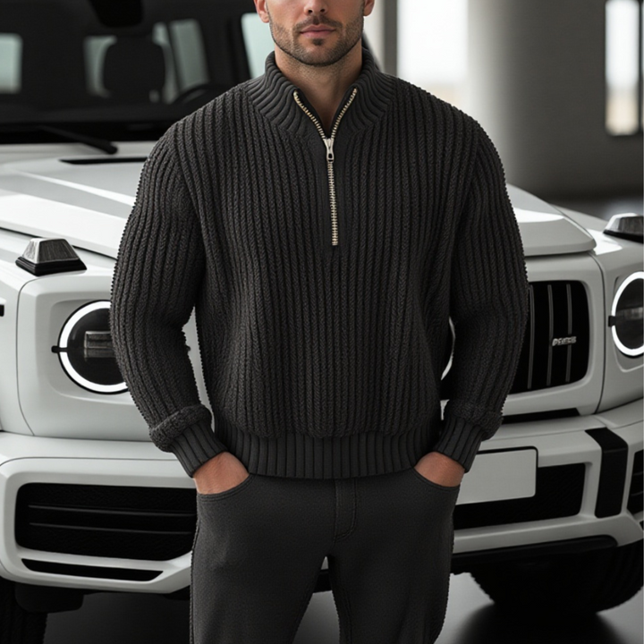 WILDER - Zippered Sweater For Men's