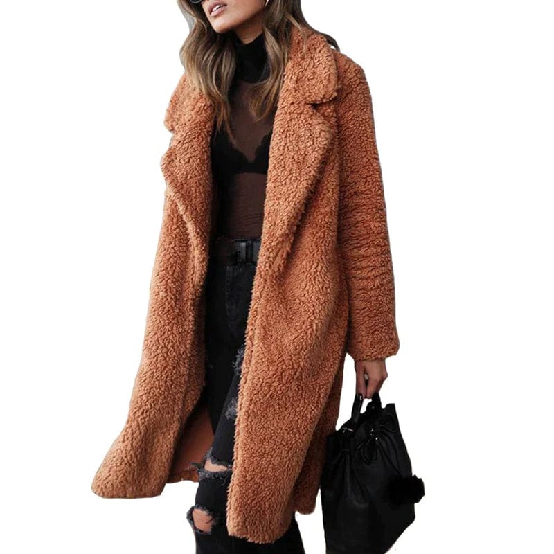 Long teddy coat - Stylish design for modern women