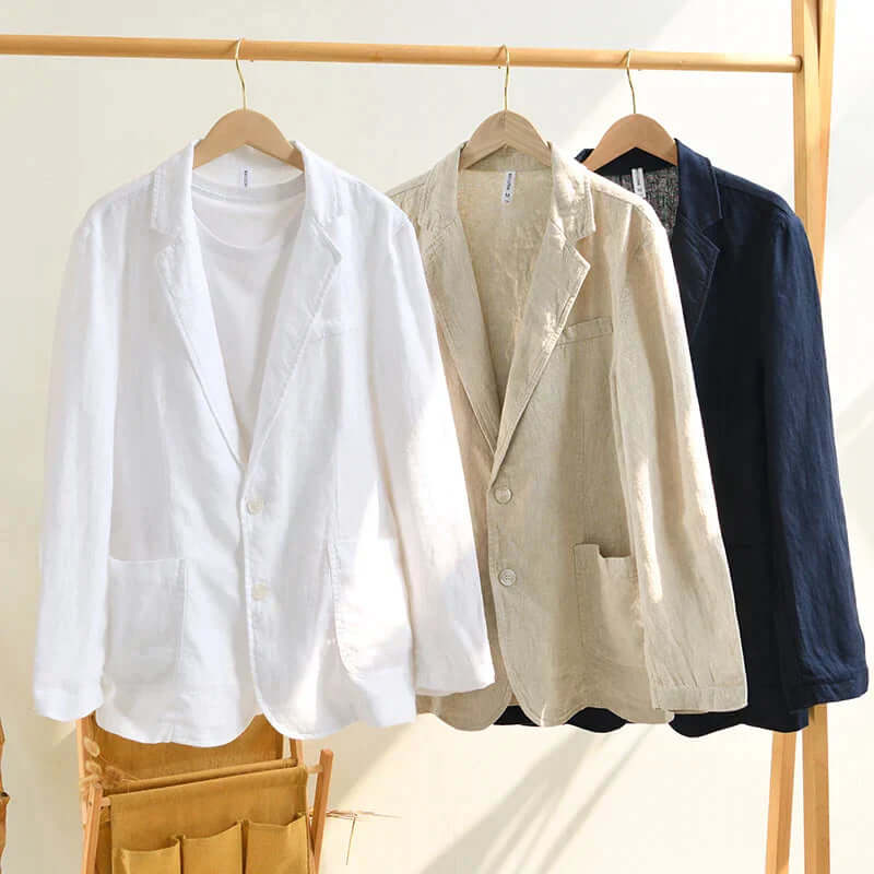 Harlow - Casual linen blazer