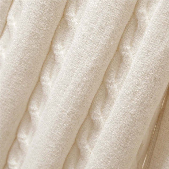 Cashmere-like pullover suit set & warm waistcoat