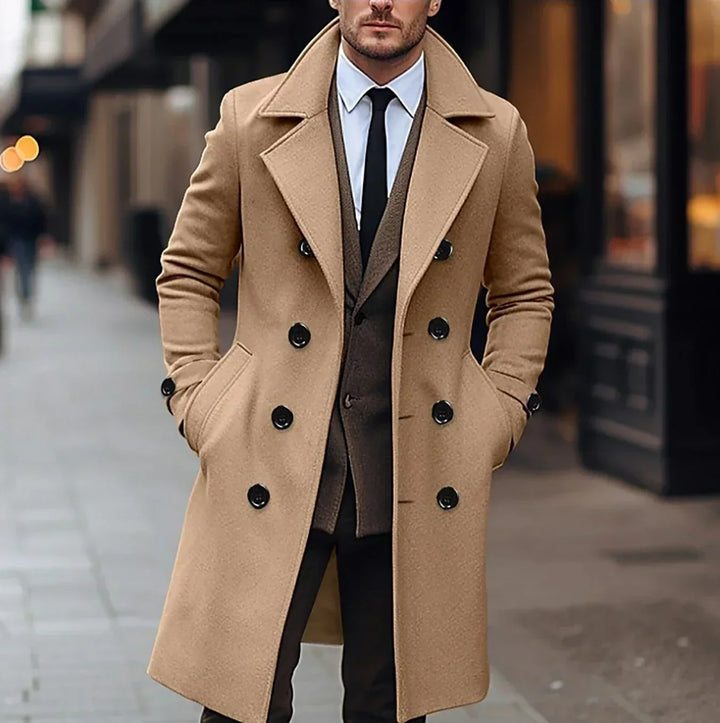 ARIES - Stylish Men's Trench Coat