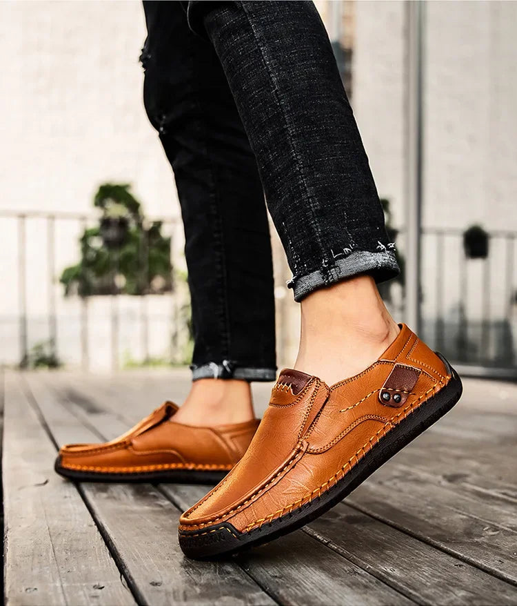 MILAN LEATHER LOAFER SLIP-ON