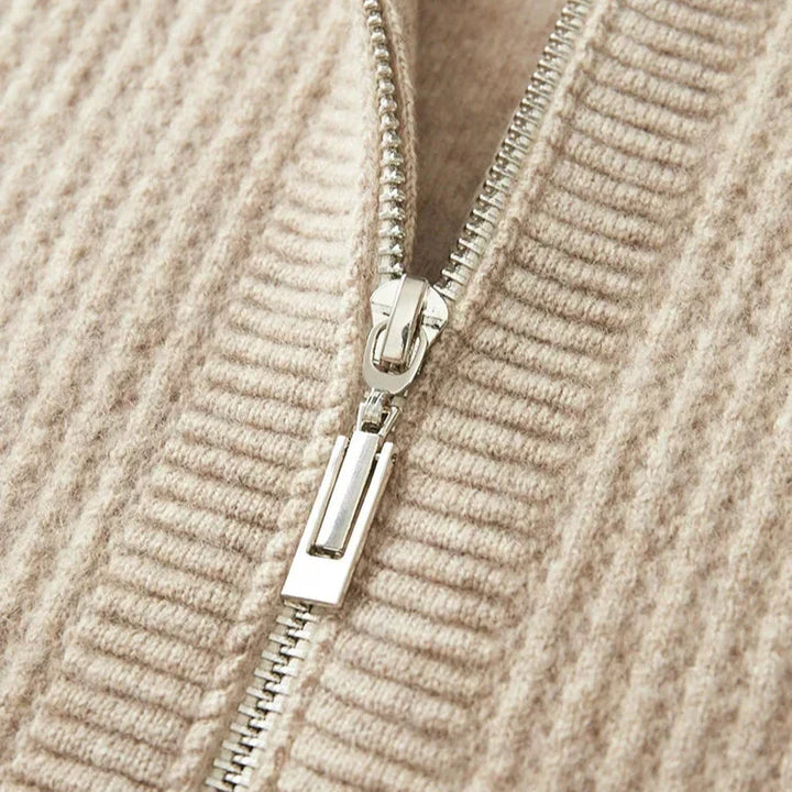 SORRENTO CASHMERE ZIP HOODIE