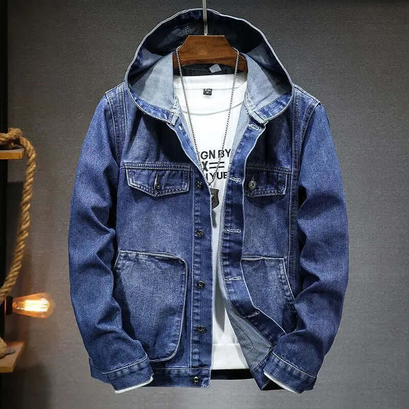Reynan - Denim hooded jacket