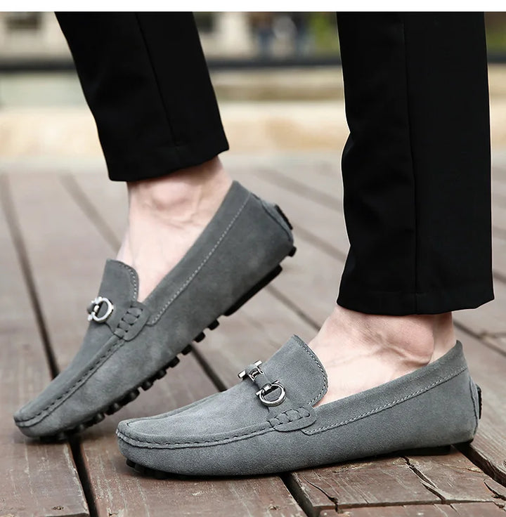 MONACO SUEDE LOAFERS