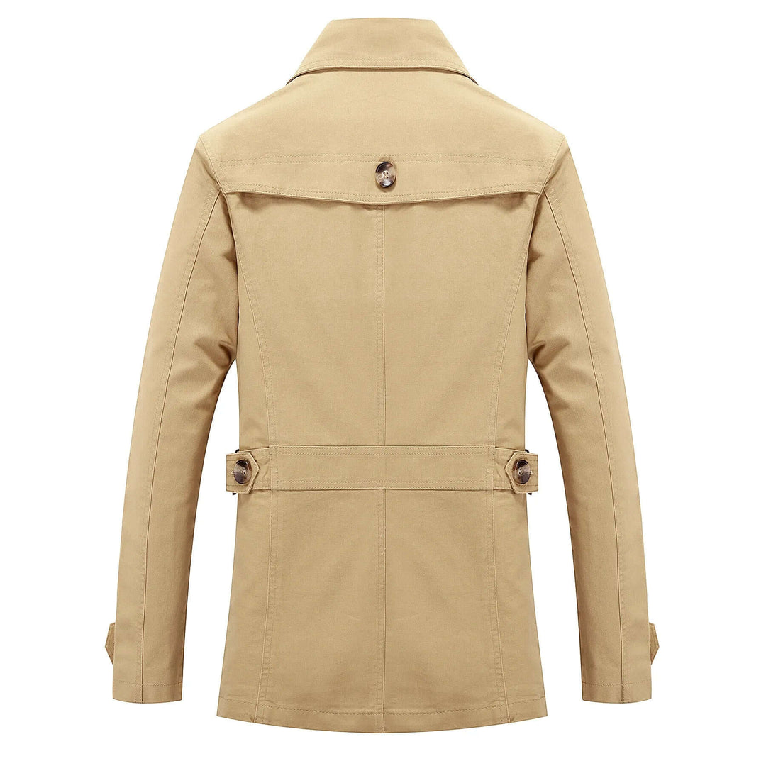 Men's fashionable long trench coat