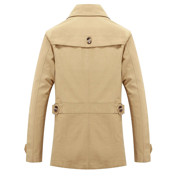 Men's fashionable long trench coat