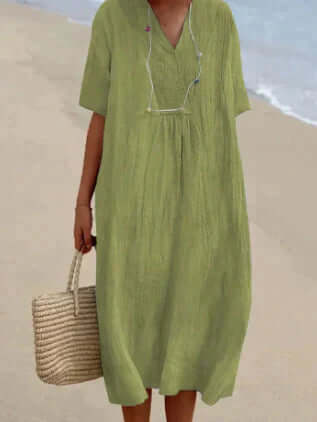 Amanda | Linen-like dress