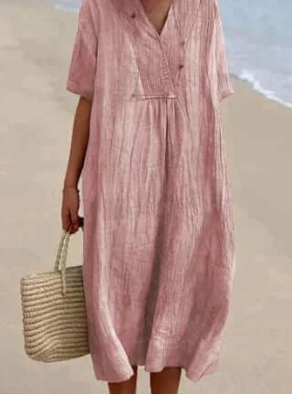 Amanda | Linen-like dress