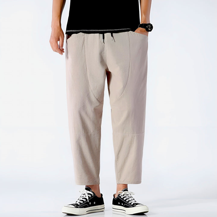 URBAN CROPPED COTTON PANTS
