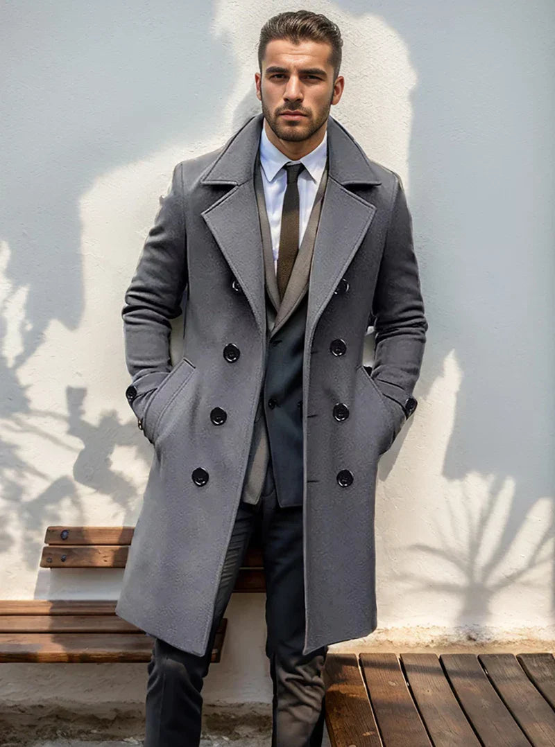 ARIES - Stylish Men's Trench Coat