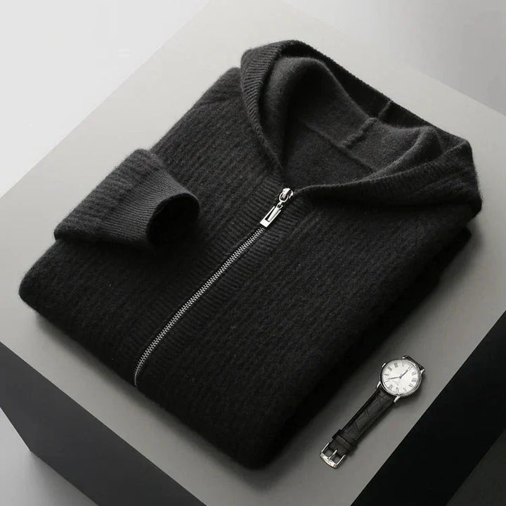 SORRENTO CASHMERE ZIP HOODIE