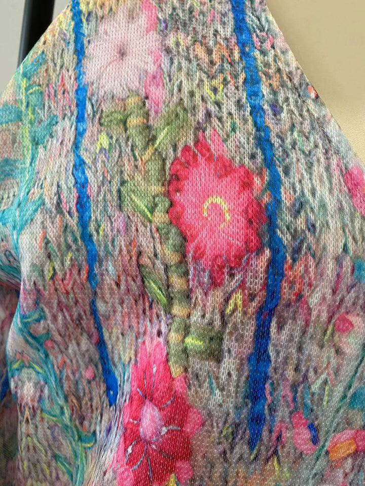 Ladies retro flannel cardigan - Perfect for chilly days