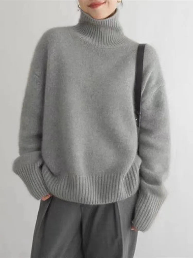 Cashmere Ladies' Turtleneck - Elise