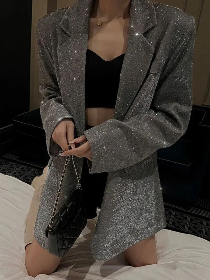 Glitter blazer jacket - Ideal for layering
