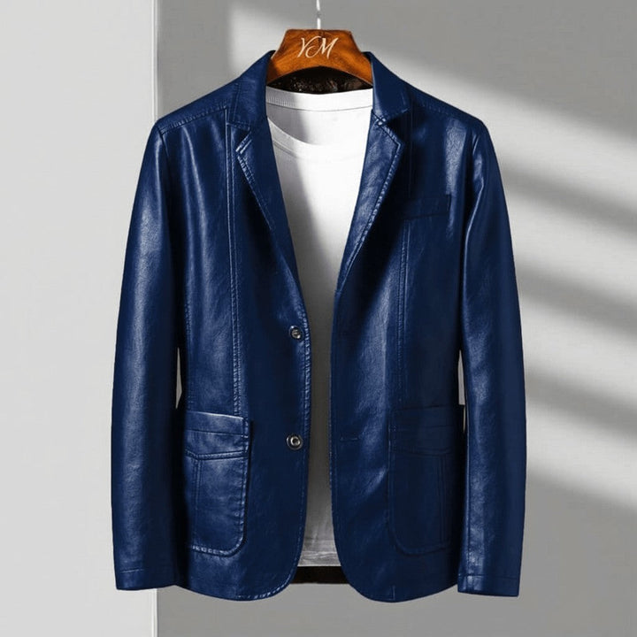 ALESSANDRO LEATHER BLAZER