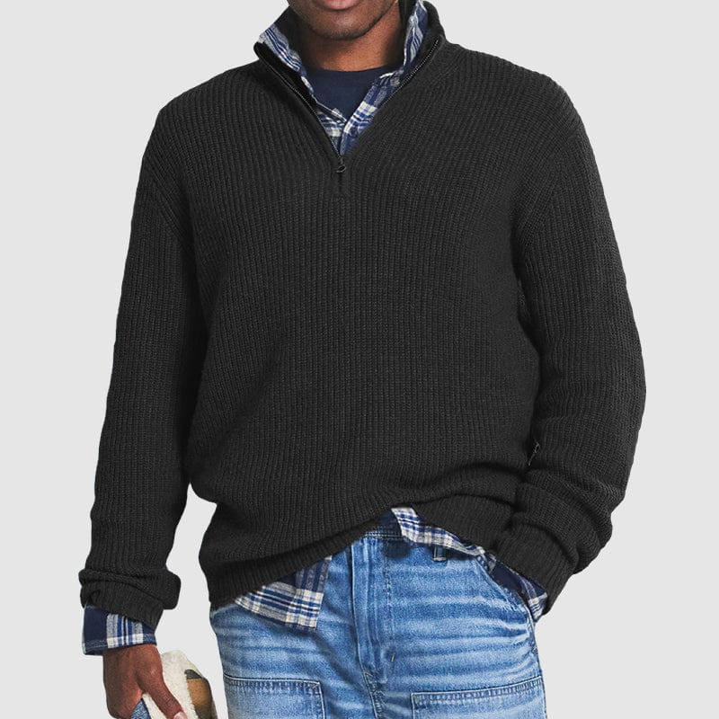JEFFREY - Casual Zip-Up Sweater